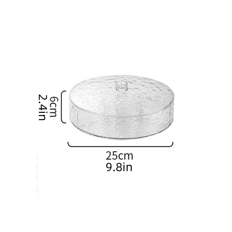 Thickened Multi-layer Stacked Fruit Plate, Household Nut Plate, Melon Seeds Compartment Snack Fruit Plate Storage Box, Candy Box