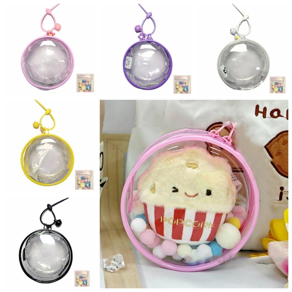 With Keychain Round Cotton Doll Bag Dust-proof Doll Storage Bag  Cotton Doll Accessories