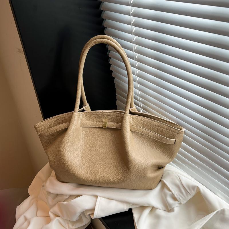 

Retro high-end underarm bag women s commuter bag 2025 new large capacity vegetable basket bag simple shoulder bag хакі
