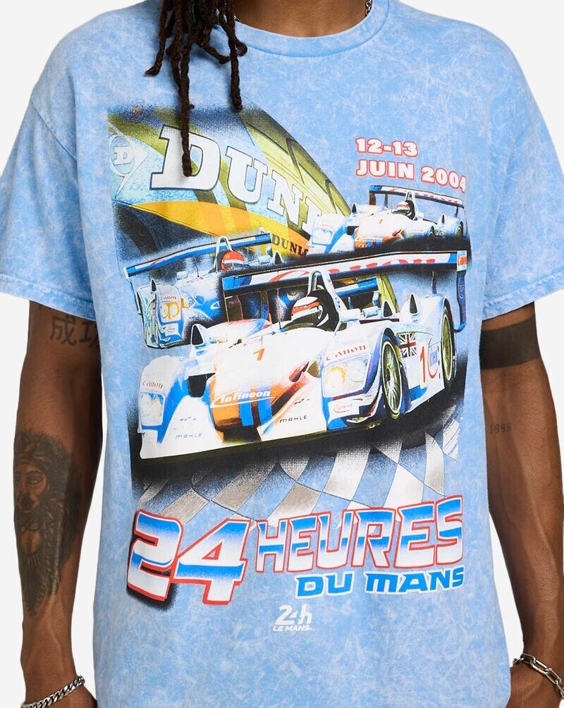 Le Mans Mens 24 Hueres Du Mans 24H 24 Hours Racing Mineral Wash Shirt New S3XL L