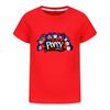 5633 Candy Color Kids Girls Lily Lovebraids Print T-Shirt