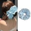 Women Hair Band Four Layer Lace Trim Large Hairband Solid Color French Style Hair Rope Hair Accessories