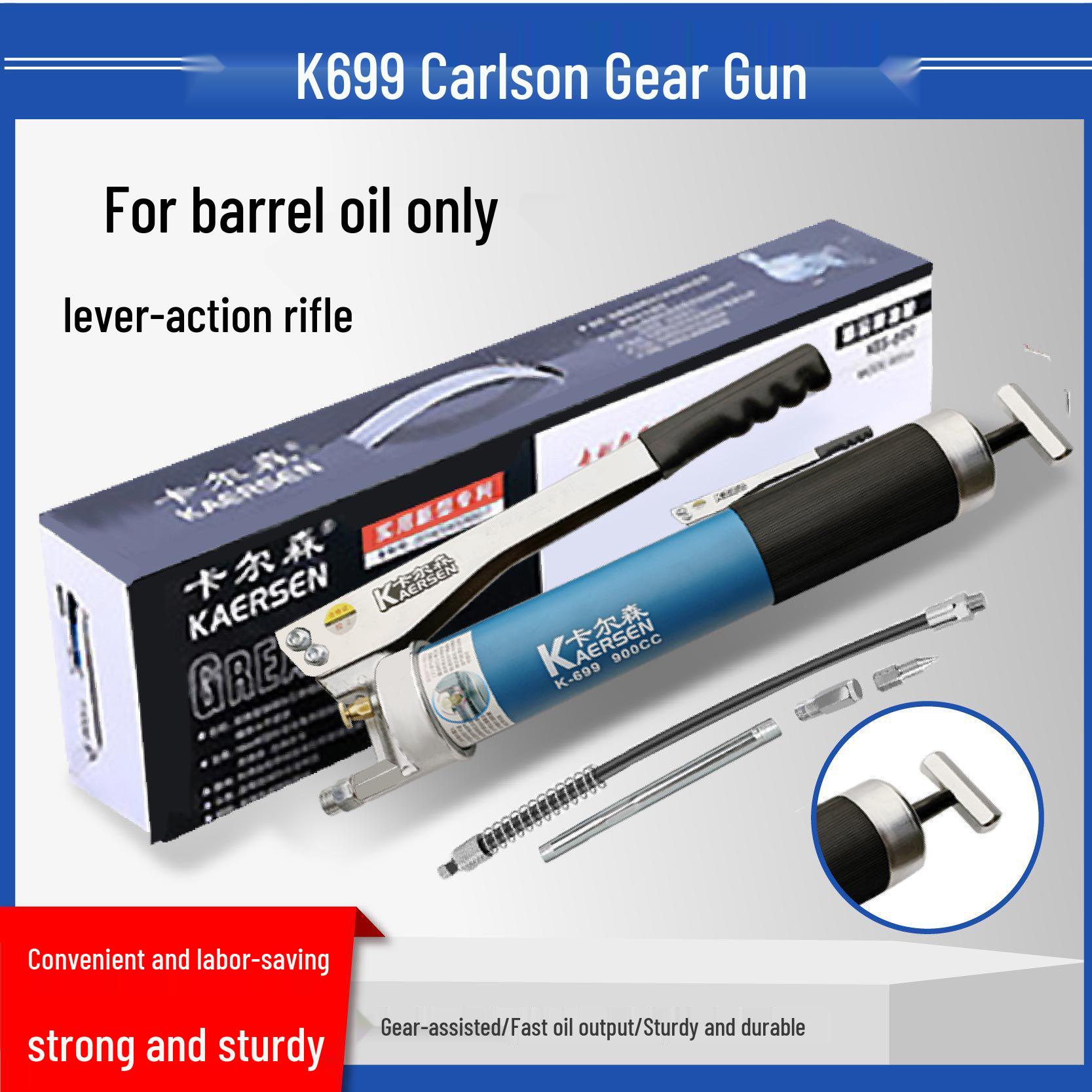 Ручной шприц для смазки высокого давления Carlson для грузовиков и экскаваторов