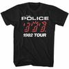 The Police Brittische Rockband 1982 Tour Herren T-Shirt Rockmusik Merch