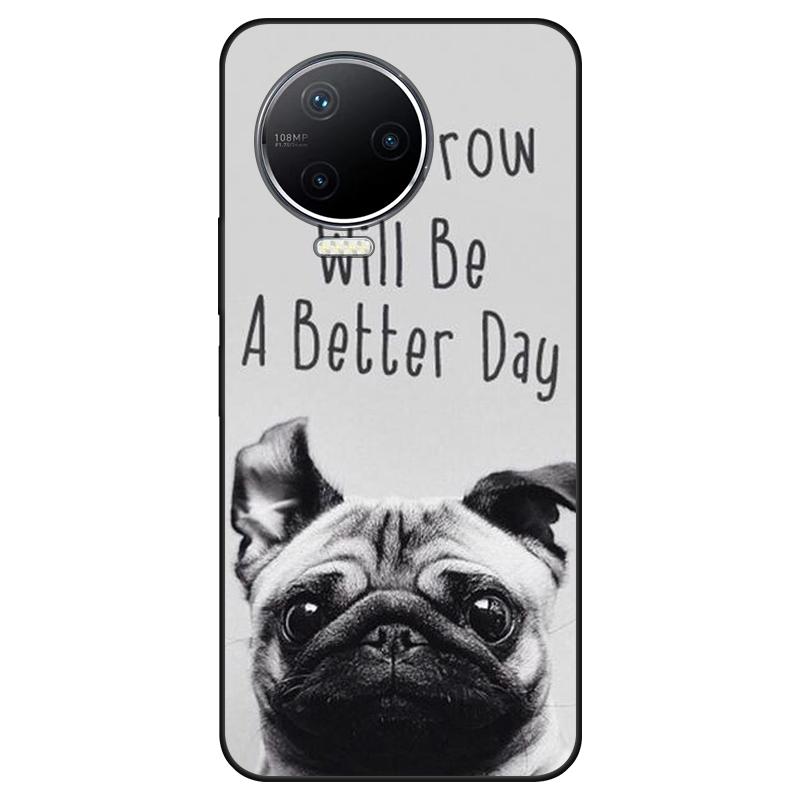 Dla infinix Note 12 Pro 4G X676B etui z miękkiego silikonu tylna okładka Cartoon etui na telefon moda