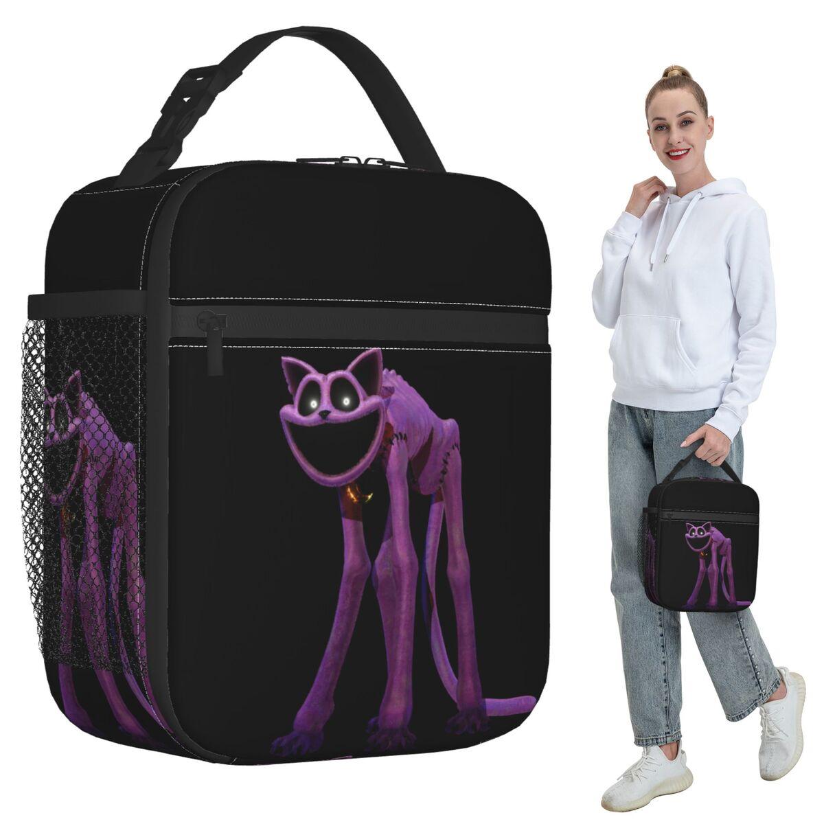CATNAP Monster Insulated Lunch Bag for Women Office Cooler Thermal Food Box Tote Leakproof Lunch Boxes Container One Size