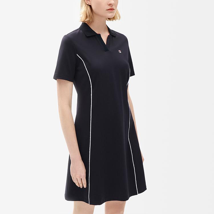 

New FILA Short Sleeved Dress Women s Legend Blue F11W231305F-NV M