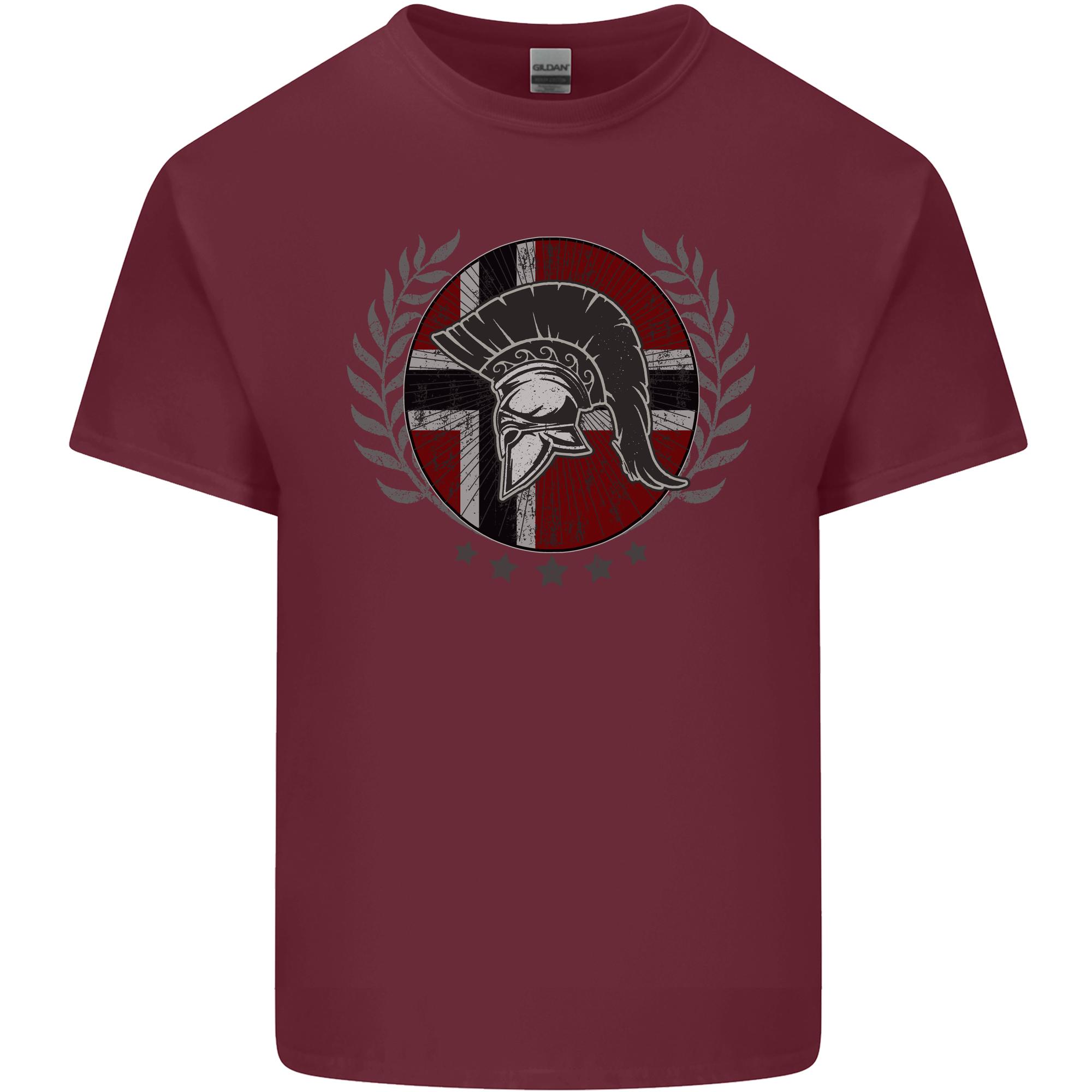 Norway Bodybuilding Flag Gym Training Spartan Unisexs Light Cotton TShirt S