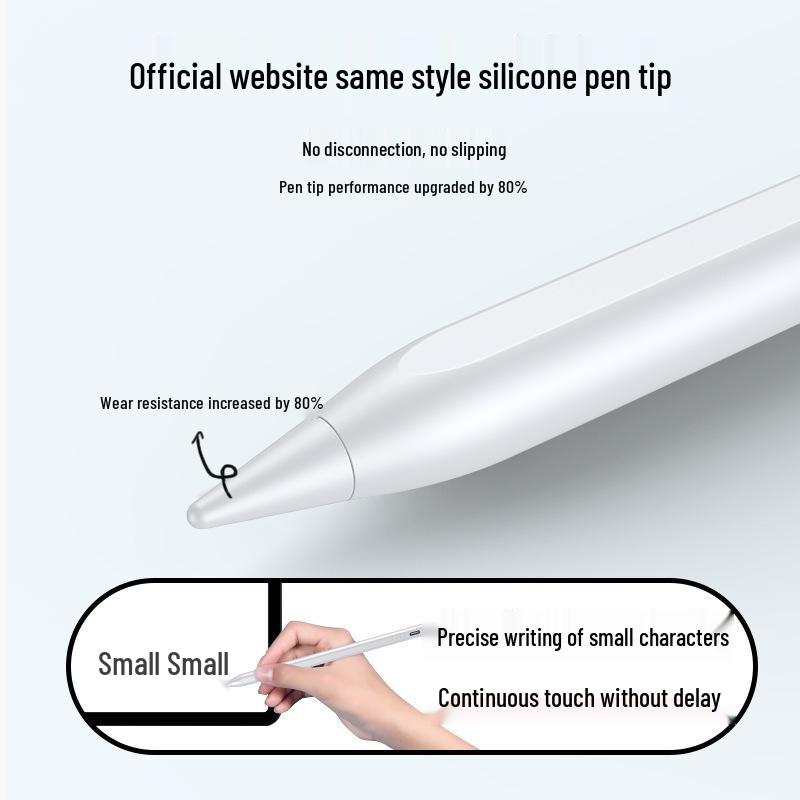 Apple Pencil-Compatible iPad Capacitive Stylus with Magnetic Charging