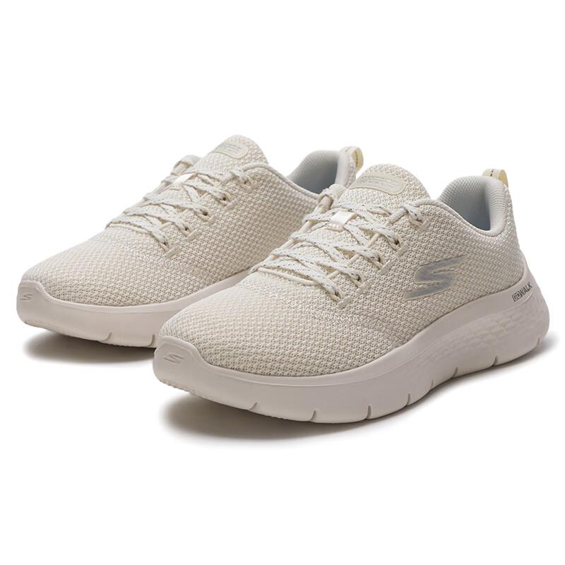 Skechers Go Walk Flex - Adena Comfortable Versatile Shock Absorbing Durable Breathable Low Top Running Shoes Women sneakers Off-White 125519-OFWT