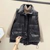 Down Jacket Autumn And Winter Short Women'S 2022 New Loose And Thickened Large Size Vest Tide