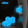 4-Piece Luminous Valve Lever Cover, GM Fluorescent Car Tire Valve Lever Cover, Bicycle Tire Valve Lever Luminous Cover