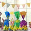 100pcs Eid Mubarak Gift Bags with Rope Moon Stars  Biscuits Packaging Holder