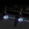 Car Stickers For Alfa Romeo 1/2Pcs Car Door HD Welcome Light Wireless Projector Induction Lamp Auto Accessories For Alfa Romeo G
