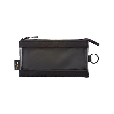 LIHIT LAB Clear Pen Case, Size, Black, F7571-24