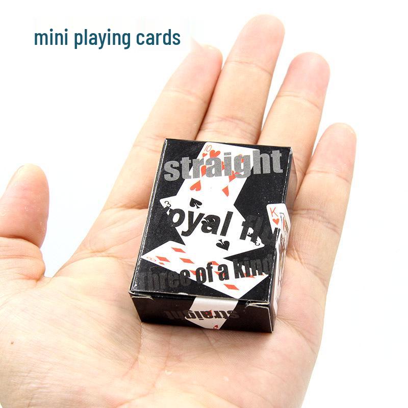 Mini Poker Cards: Fun Cute Travel Set for Kids' Number Recognition and Math Skills