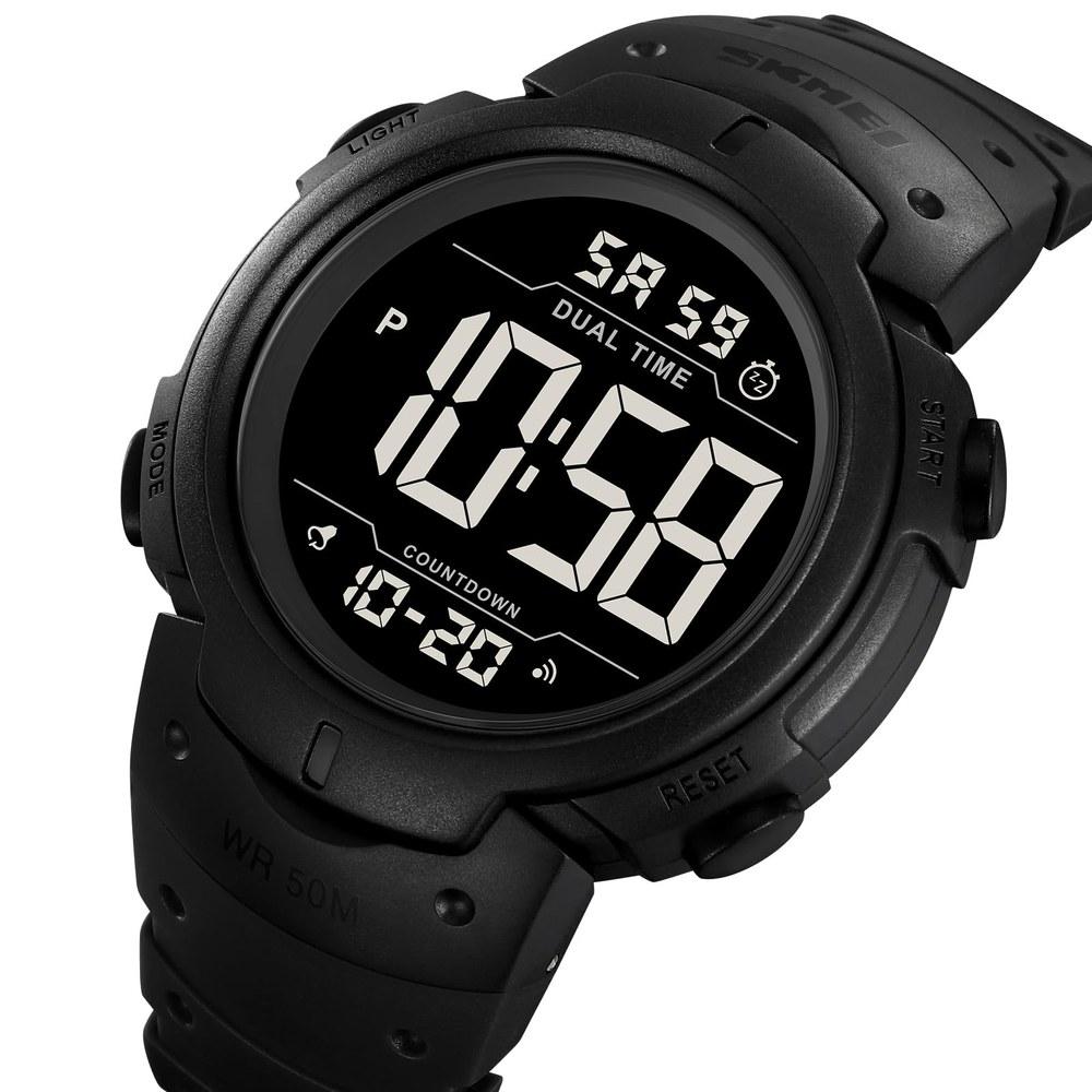 Datirzyx Large Display Digital Wristwatch Men's Waterproof Sports and Running Watch with Japanese Manual