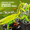 Mechanical Building Set Lights Movable Robot Mantis Dinosaur Horse DIY Science Technical Bricks STEM Toy Kit for Adults Kids