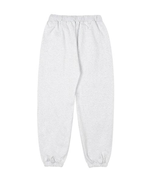 RANDOMOFF Offday Elastic Waist Jogger Training Pants [White Melange]
