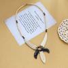 Retro Indian style yak bone handmade short necklace men and women original personality Tibetan performance jewelry