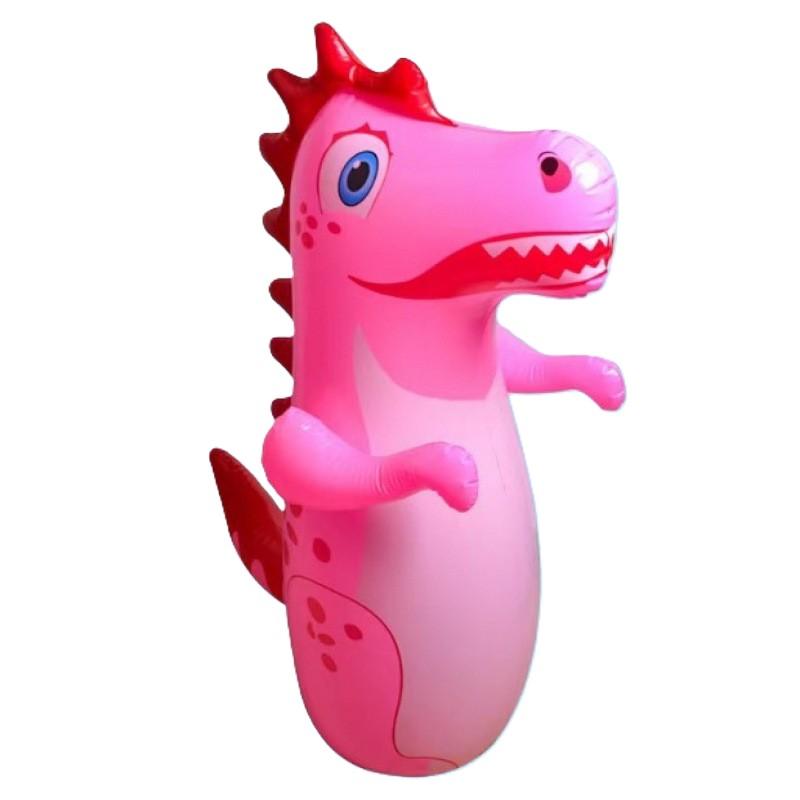 Dinosaur Inflatable Tumbler Toy Soft Safe PVC Bounce Back Design for Kids Indoor Outdoor Play Birthday Gift