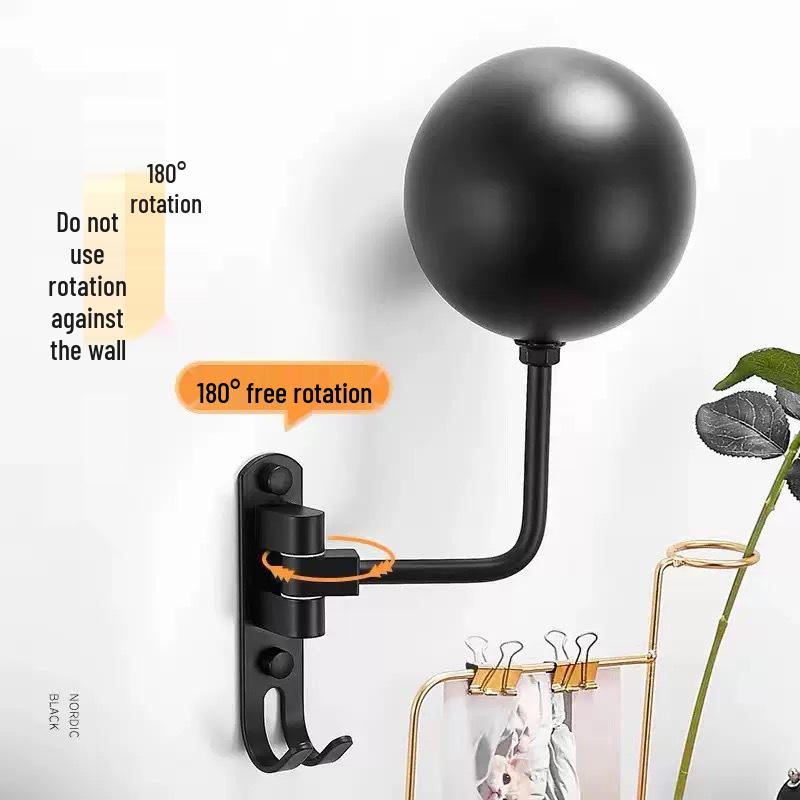 Wall-Mounted Helmet Rack: Versatile, Punch-Free Display & Storage for Helmets and Hats