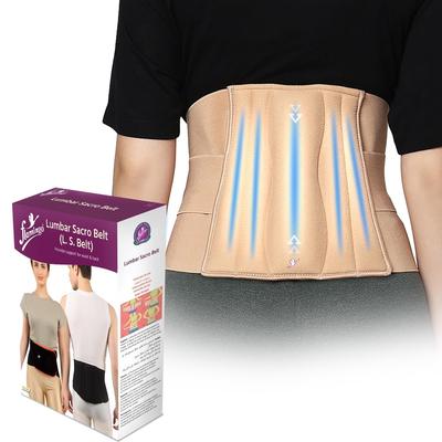 Lumbar Sacro Belt – Dual Adjustable Compression Support for Lower Back Pain Relief, Ergonomic Design for Men & Women