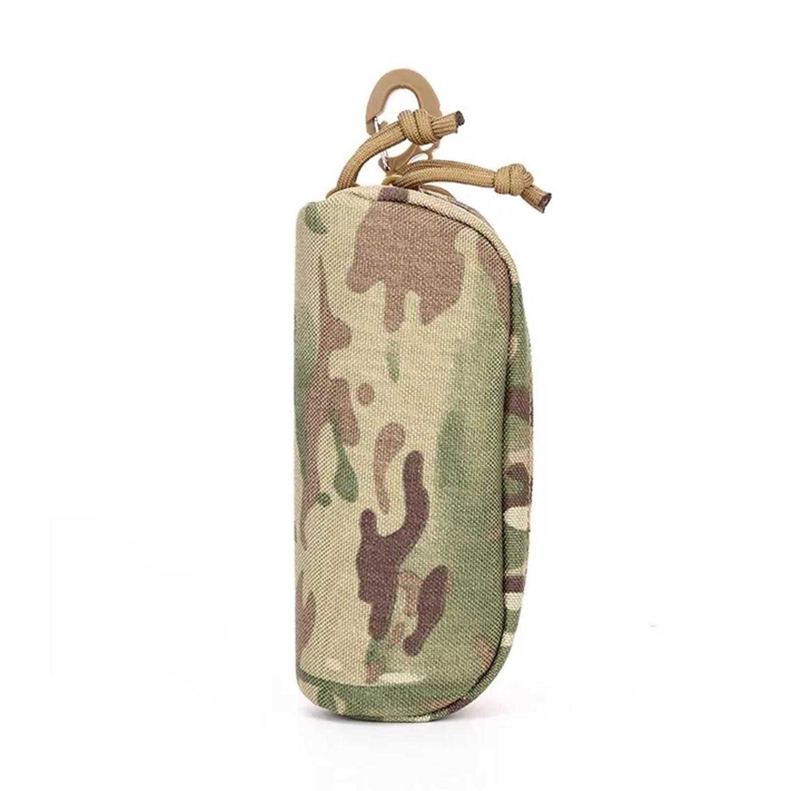

Durable Nylon Hard Shell Glasses Case with Zipper Closure and Clip for Secure Outdoor Use and Protection of Eyewear Accessories One Size