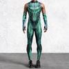 Unisex Cyber Punk 3D Digital Printing Halloween Party Role Play Outfit Women Men Cosplay Costume Carnival Jumpsuit