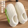 Waterproof cotton slippers women's winter 2025 new bag heel thick-soled indoor home non-slip warm cotton shoes men's outer wear