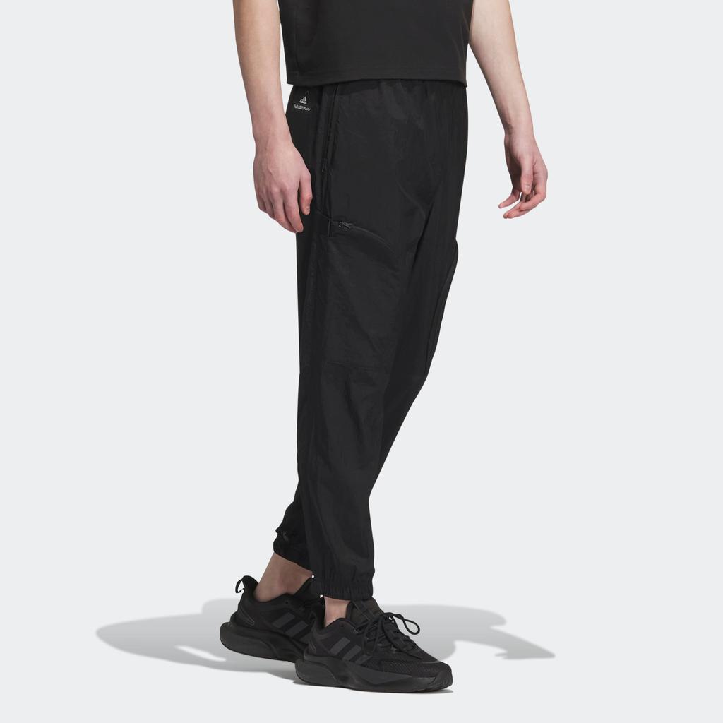 Adidas St Gf Wv Pnt Striped Logo Tapered Sports Pants Men Pants Black IA8121