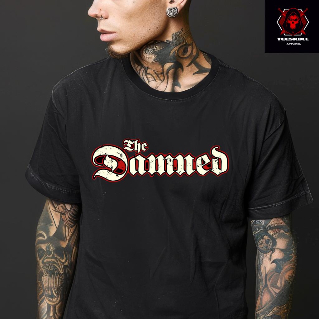 26 The Damned Punk Rock Band T-Shirt Unisex Schweres Baumwoll-T-SHIRT S-3XL Unisex T-Shirt