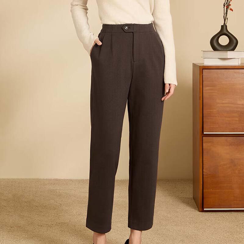JESSIE Women's Retro Pleated Cropped Trousers DPWHH045
