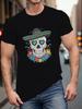 Mexico Dia De Muertos Sugar Skull  Classic T-Shirt  Special New Style Short Sleeve Round Neck Women Clothes Men's T-shirts