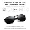 SUNGAIT Aviator Polarized Sunglasses for Driving and Alloy Temple Spring JP Men, Golf, Al-Mg Hinges, UV400, SGT302-HH