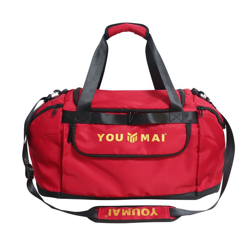 

Большая вместительная сумка для сухого и влажного отделения для тренировок, плавания, сумка для фитнеса, хранения обуви на короткие расстояния, дорожная сумка для багажа 54*28*30cm красный
