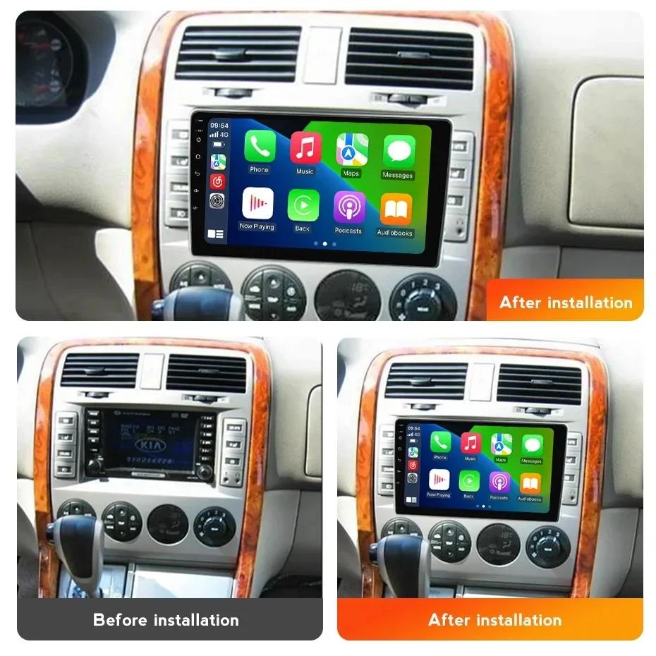 For KIA Carnival 2002-2006 Car Multimedia Radio Wireless Carplay Navigation GPS WIFI 4G Android 12 Stereo Video Player Head Unit
