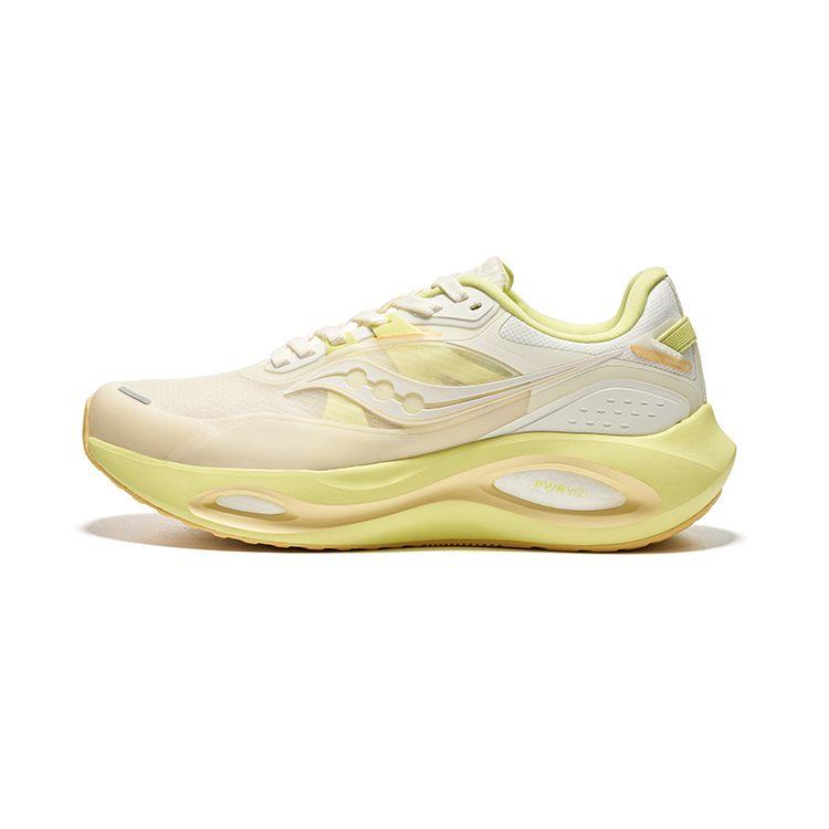 Saucony Phoenix Inferno 3 Comfortable Versatile Cushioning Breathable Supportive Low-Top Running Shoes Women sneaker White Yellow S18188-2