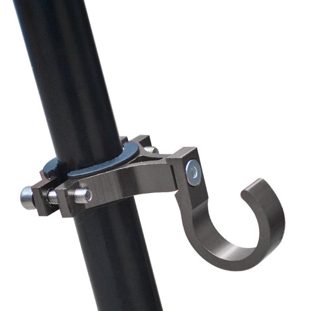 Electric Scooter Metal Hooks CNC Portable Helmet Rack Bike Tube Storage Hanger Simple Double Buckle Ebike Motorcycle Accessories