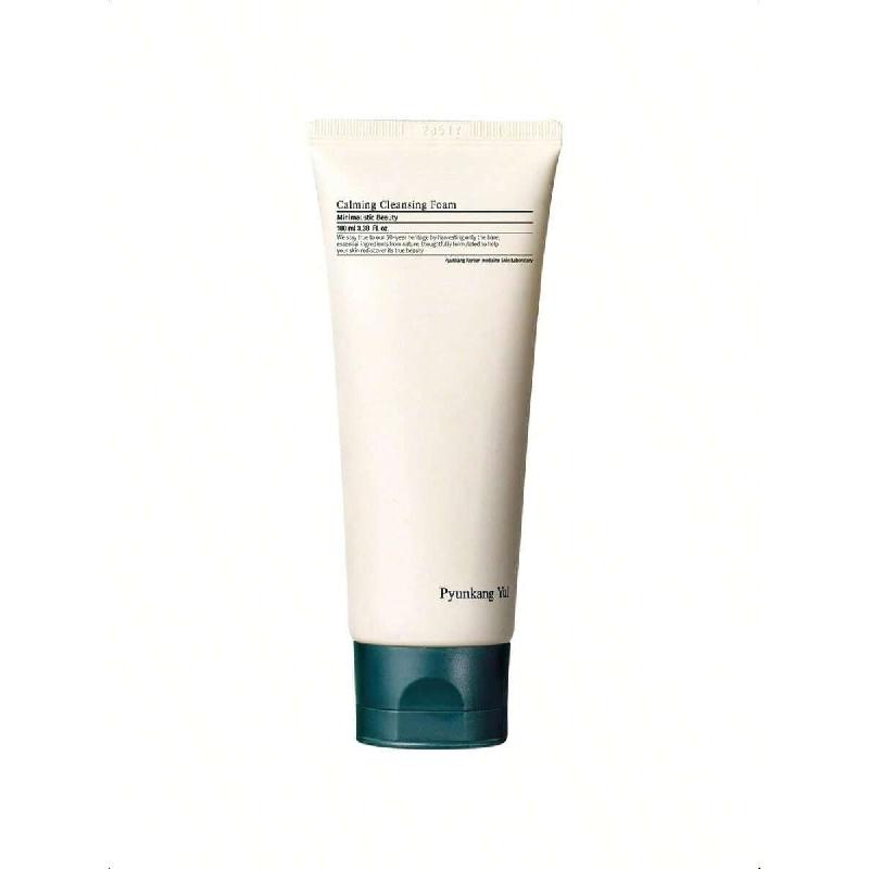 Pyunkang Yul Calming Cleansing Foam 100ml, Low PH Formula Facial Wash/Cleanser With Witch Hazel, AHA For Oil Control- Cica, Tea Tree Extract