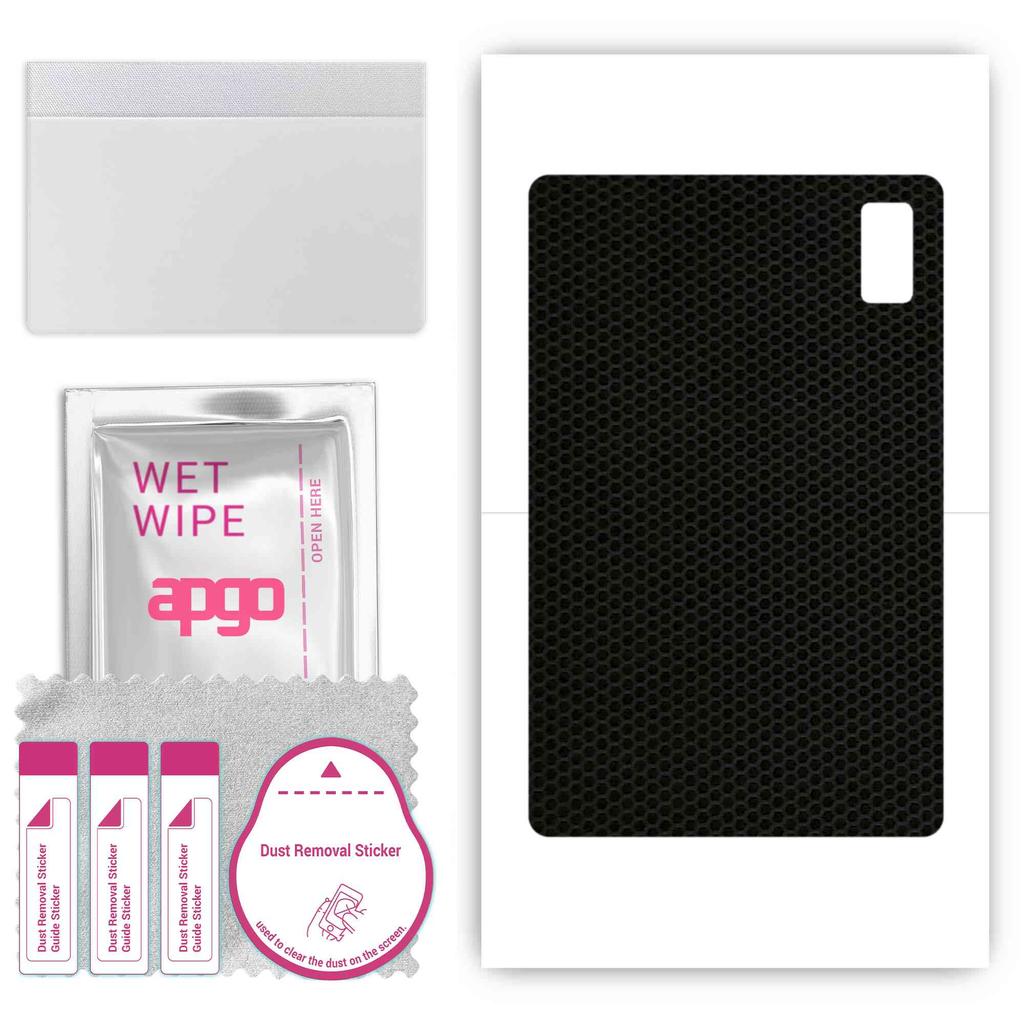 apgo Skin Sticker Film Foil Vinyl for the BACK Compatible with HTC A101, Scratch-resistant, Easy To Install - Matrix