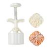 Food Safe Plastic Moon Cakes Maker Set 75g Kite Pattern Molds Easy Press Mechanism Holiday Baking Essential