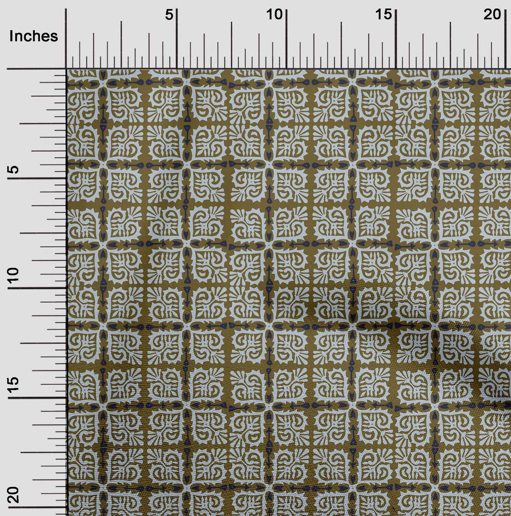 oneOone Cotton Flex Fabric Arrow|Swirl & Floral Block Fabric Prints By Yard 40 Inch