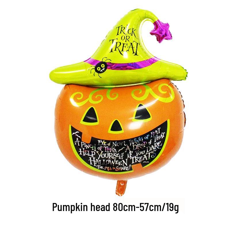 Aluminum Foil Balloons: Halloween Decorations with Ghosts, Skeletons, Pumpkins, and Bats