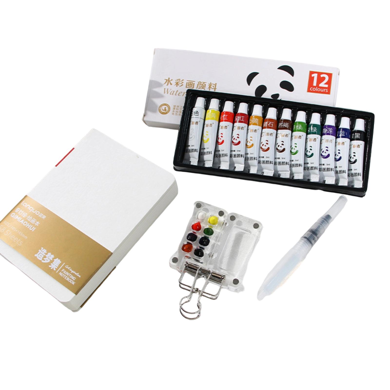 

Портативная живопись, эскиз, живопись в путешествиях, набор акварельных красок 5 мл One Size белый