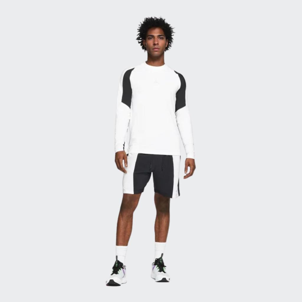 Jordan Dri-Fit Colorblock Drawstring Quick-Dry Straight-Leg Sports Shorts Men Bottoms Black CZ4774-010