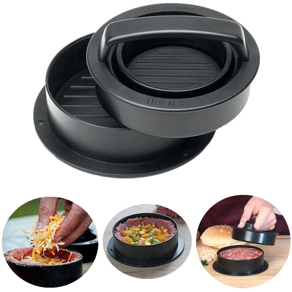 Detachable Food Grade Kitchen Hamburger Mold Maker Meat Press Mold BBQ Tool Accessories