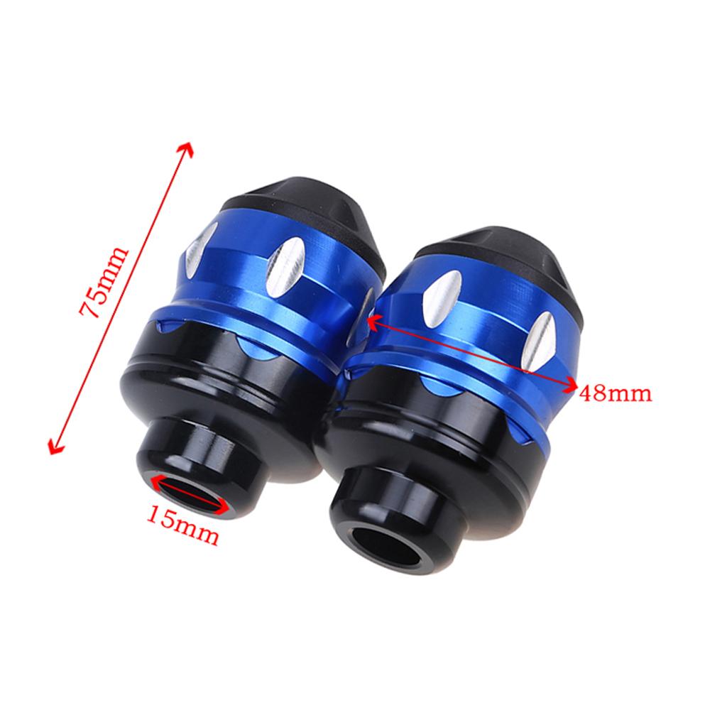 Pair CNC Aluminum Front Fork Cup Motorcycle Shock Drop Resistance for Yamaha Motorcycle Front Fork Protection Sliders