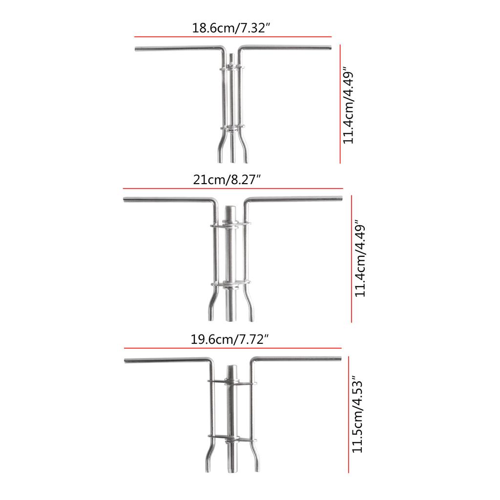 3 Sizes Stainless Hydraulic Cylinder Piston Rod Seal Up Installation Tool Boost Controller Auto Repair Tool Accessories
