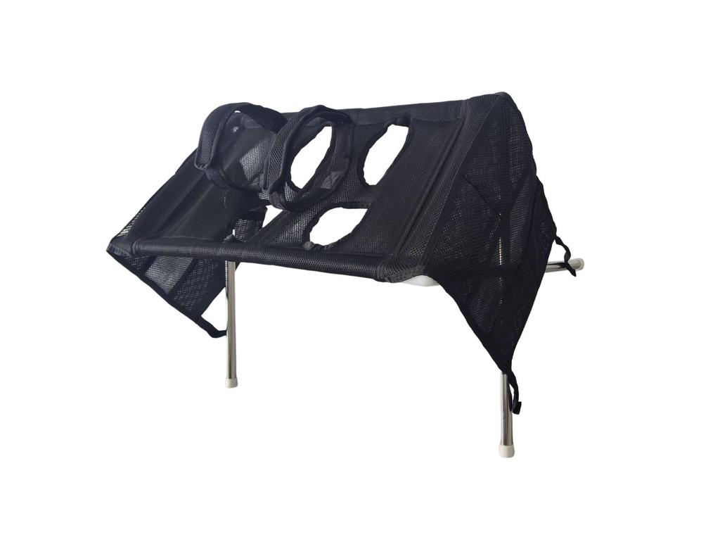 Portable Pet Grooming Table for Cats Small Dogs Foldable Stainless Steel Nail Trimming Hammock Breathable Mesh Home Pet Care